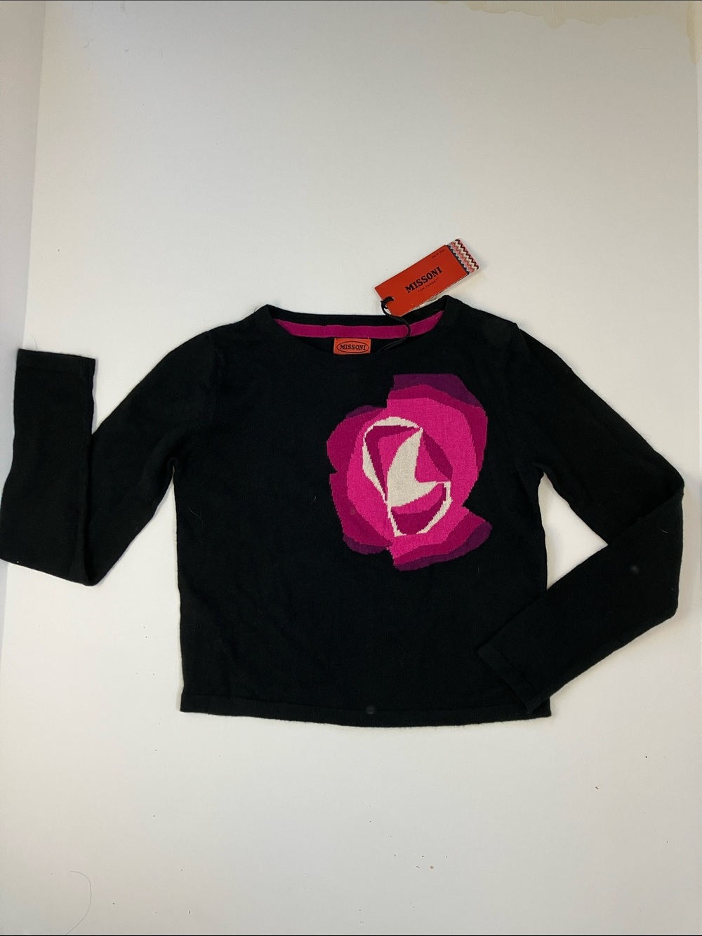 Girls MISSONI for Target rose pullover sweater M medium 7 8 new NWT